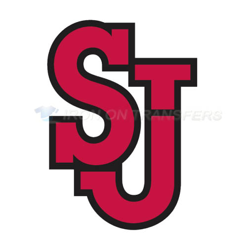 St. Johns Red Storm Iron-on Stickers (Heat Transfers)NO.6346